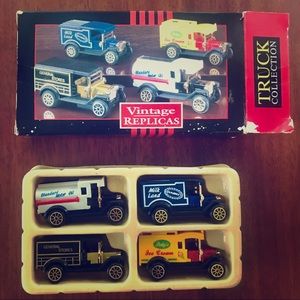 Vtg Toy Collectible Truck Set